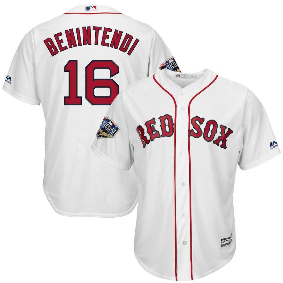 Red Sox 16 Andrew Benintendi White 2018 World Series Cool Base Player Jersey Dzhi,We sell and wholesale Red Sox 16 Andrew Benintendi White 2018 World Series Cool Base Player Jersey Dzhi on line form chian!